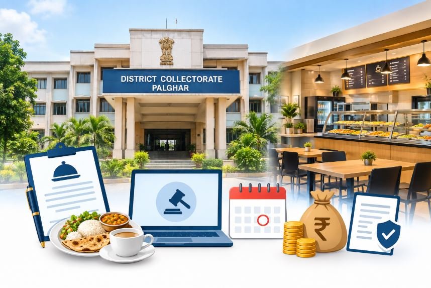 Palghar Collectorate Reopens ₹50 Lakh Cafeteria Tender, Bids Accepted Until September 15